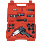 Пневматический ударный гайковерт KING TONY 1/2" с комплектом головок 44116MP08