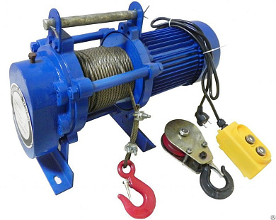 Лебедка электрическая KCD400 г/п 400 кг (L=30 м) 220В